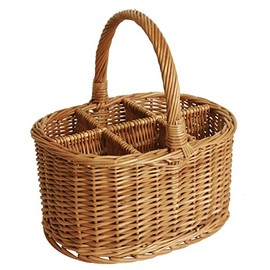 Wald Imports Brown Willow Wine/Beverage Storage Basket
