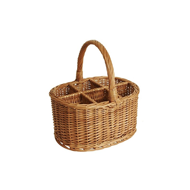 Wald Imports Brown Willow Wine/Beverage Storage Basket