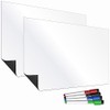 TMS Magnetic Fridge Whiteboard Set | Twin Pack with 2