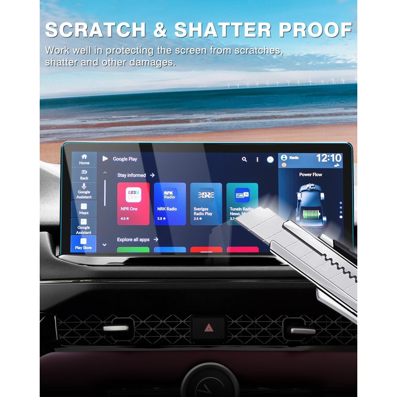 Karltys [Upgrade] 2 Pack 2023~2025 Honda Accord Hybrid 12.3-Inch Screen