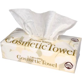 100 Cotton Cosmetic Towels for Face Cleansing Pop Up