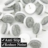 40pcs Round Heavy Duty Nail-on Felt Pad for Furniture Chair