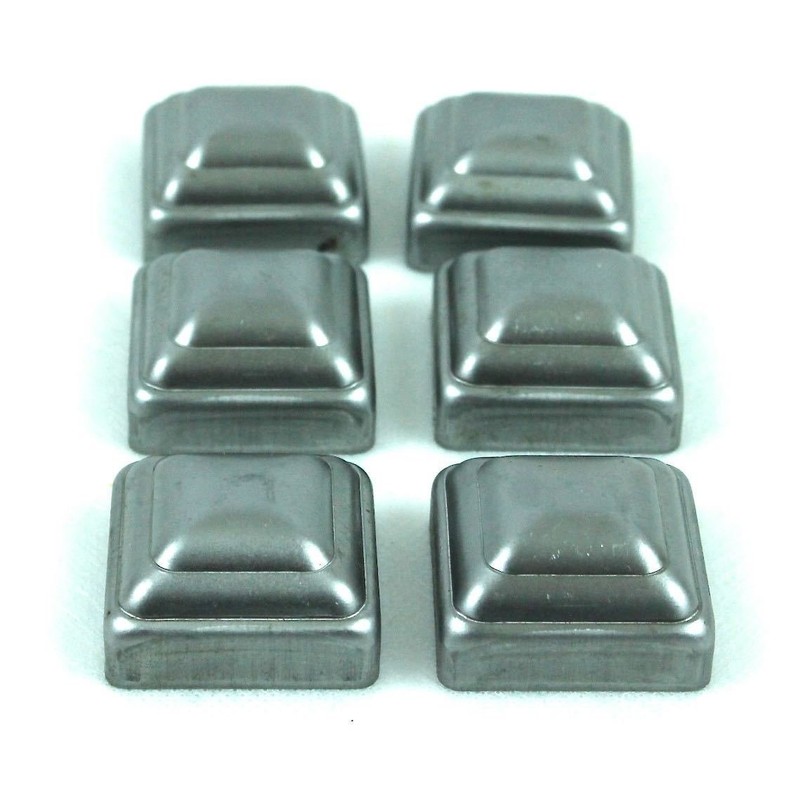 1 1/2" Pressed Steel Post Caps For Square Steel Posts