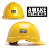 Hard Hat Awake Not Woke 4 Pack Stickers