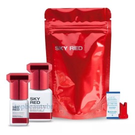 SKY Extensión de pestañas Cola Sky Glue, color rojo cielo, rosca con volumen ruso