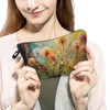Livel lhood Floral Dandelion Makeup Bag Oil Painting Style Dandelion