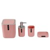 Hosoncovy 4 PCS Bathroom Accessory Set Bathroom Container Set with