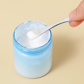 Sibba Mini Spoon Face Spatula Makeup Small Skincare For Cosmetics Mask Make Up Tool Beauty Skin Care Lotion Cosmetic Facial Spatulas Cream Product Moisturizer Applicator Tiny Scoop Lip Scooper