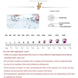 Rhinestone Glass Nail Stone Nail Parts Crystal Case AB Color 4104 Tablets