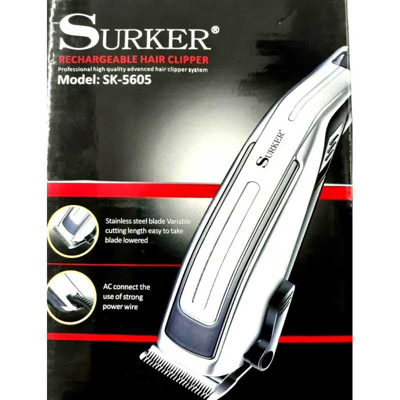 Surker Professional electric, Hair Clipper Adjustable Length Size, corded (