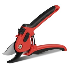 FLORA GUARD Bypass Secateurs with SK5 Steel Blade, Garden Secateurs with Ergonomic Handle, Ideal Pruning Shears for Gardening, Shrubs & Branch Cutting