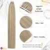 Moresoo Tape-In Extensions Real Hair Blonde 60 cm Hair Extensions