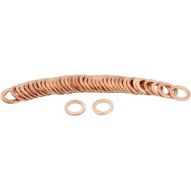 40 Pcs Car Copper Washers - Perfect for Sump Plugs, Fuel, Water, and Hydraulic Fittings