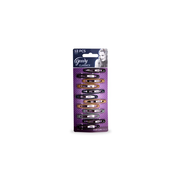 Goody - 32919 Hair Clips, (Assorted Colors), (12 Count Pack) (2 Packs)