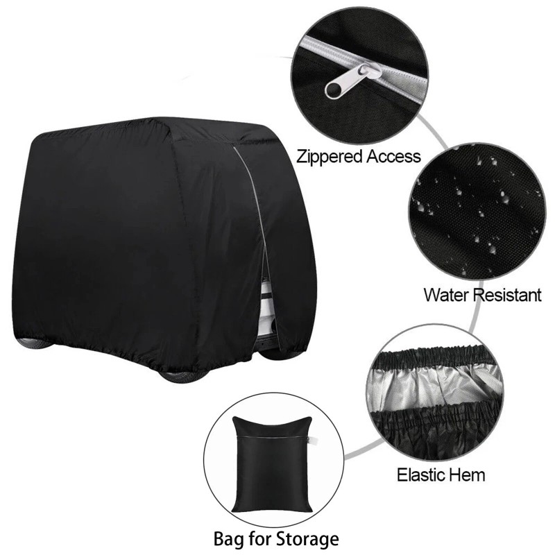 The Perfect Part 4 Passenger Golf Cart Cover Waterproof Enclosure