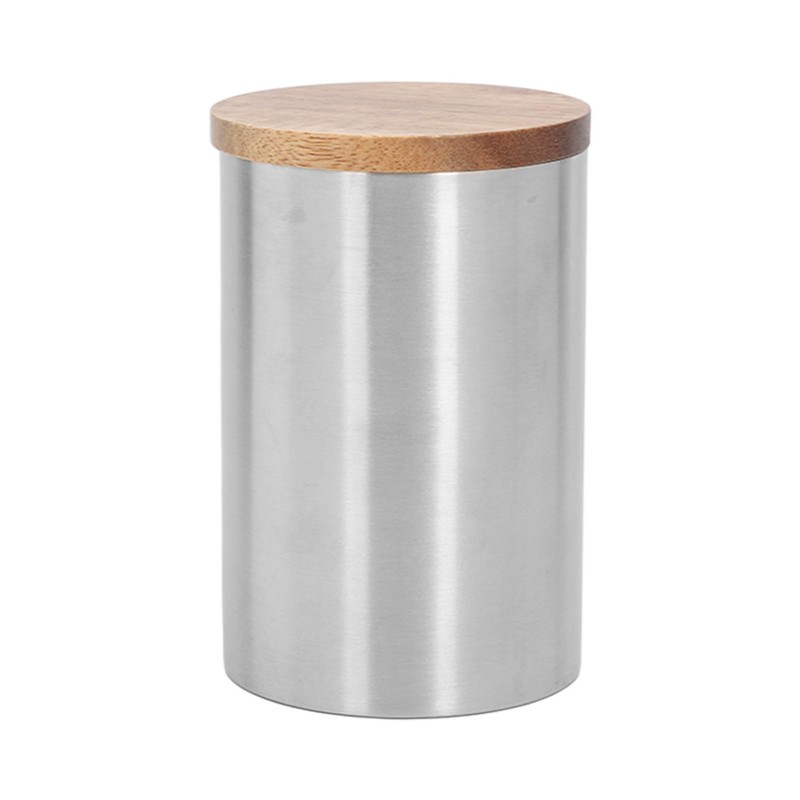 Tea Canister 304 Stainless Steel Tea Container Thicken Tea Sealing