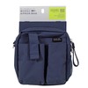 Kutsuwa BE022NB Apron Bag, Stationery Apron Bag, Holder, Navy, Free
