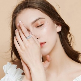 Smart Ring Android Smart Rings Men Women Sleep Tracker Heart Rate Monitor Smart Ring IOS Heart Rate Fitness Tracker Ring Sleep Tracker Fitness Ring Pedometer Fitness Tracker Health Ring Gold Silver