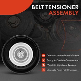 A-Premium Belt Idler Pulley Compatible with Nissan Altima 2007-2012, Murano 2009-2014, Maxima 2009-2014, Quest 2011-2013, 3.5L