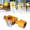 CGA320 CO2 Refilling Adapter with Pressure Gauge Soda Refill Quick