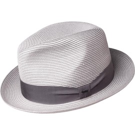 Bailey 1922 Craig Braided Fedora - Flint Gray/M