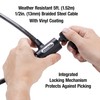 Master Lock 8364DCC Cable Bike Lock with Key, 5 ft.