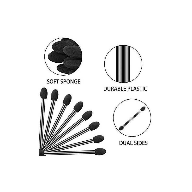 Ponpon Brocha Sombra Ojos Desechable 100 Uds.
