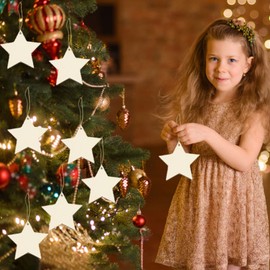 Christmas Wooden Pendants, 30 Pieces Craft Set Christmas, Crafts Christmas Children, Wooden Pendants for Painting Christmas, DIY Christmas Decoration Wood, Tree Decoration Christmas