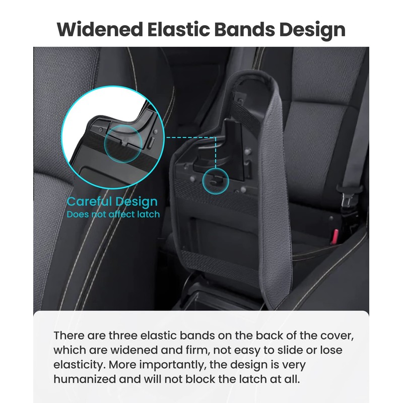 Sinvanho Center Console Armrest Cover for Subaru 2018-2023 Crosstrek and