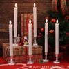 GenSwin Flameless Taper Candles Flickering with Remote Timer, Battery Operated