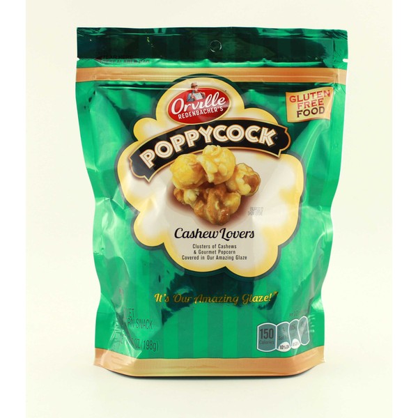 Poppycock, Cashew Lovers 7 Oz (Pack of 3)