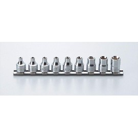 Koken RS3425/9 3/8 (9.5 mm) SQ. Torx Socket Rail Set, Set of 9