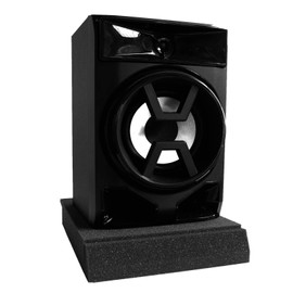 Mybecca Studio Monitor Isolation Pads, Suitable for Speakers, 2 Pads Acoustic Foam for Significant Sound Improvement, Prevent Vibrations and Fits most Stands (2" x 8" x 12") - Color: Charcoal