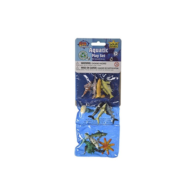 12 Piece Aquatic Animals Playset