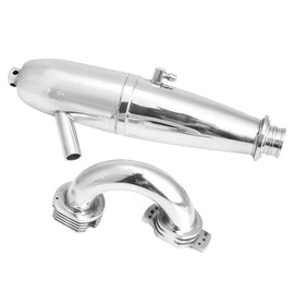 VGEBY RC Double Exhaust Pipe, RC Car Exhaust Pipe Double Exhaust Joint for HSP Redcat 1/8 RC Car for SH GO 21/28CXP Engine, #601, VGEBYTCIAWS8NMH