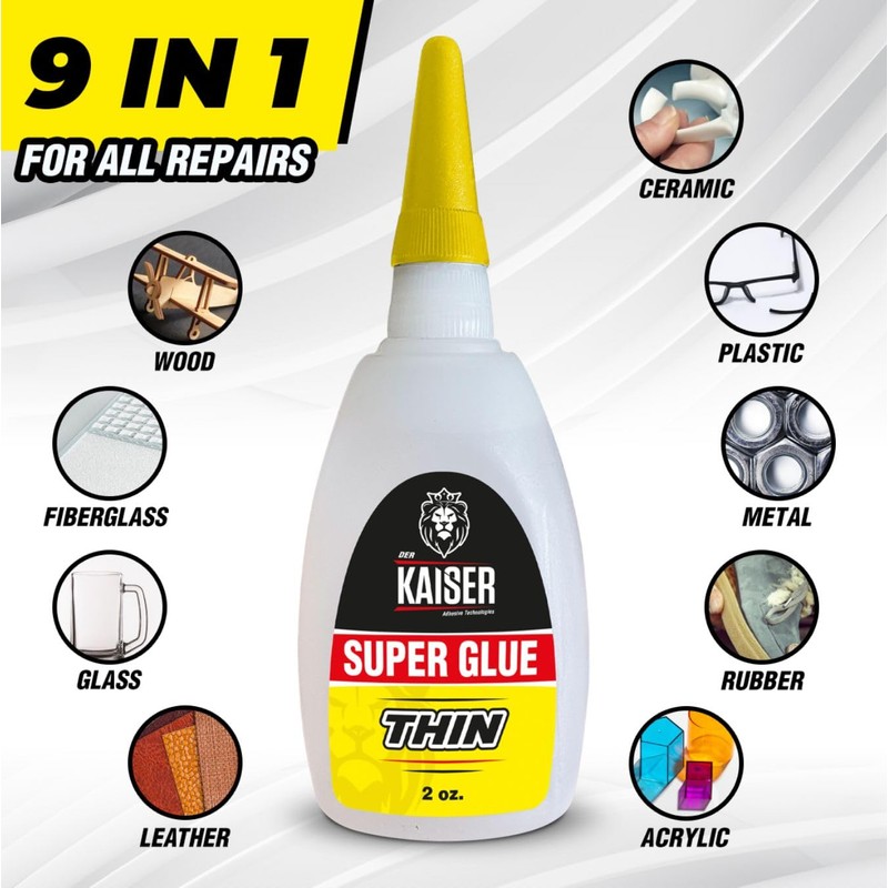 Der Kaiser Thin CA Super Glue – 4 Pack (4