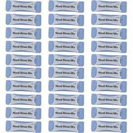 30 sobres de mezcla de enjuague nasal para una botella de lavado nasal, un neti pot o cualquier dispositivo de enjuague nasal. 100% Natural y un solo ingrediente, 2,2 gramos cada uno sobre. Para Adultos y niños. (30 Sobres de Enjuague Nasal)
