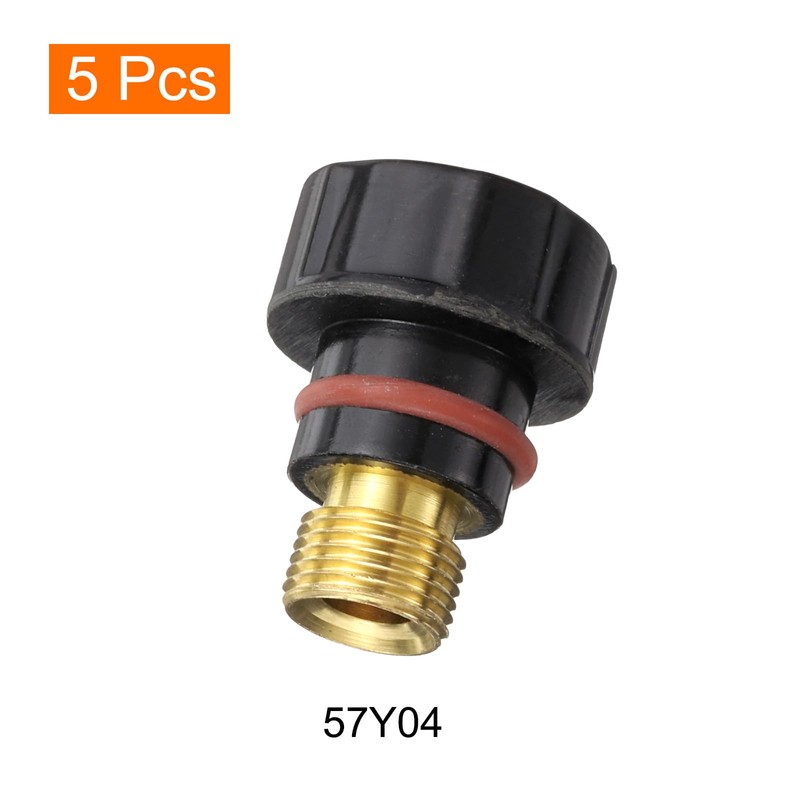 sourcing map 5pcs TIG Back Cap 57Y04 Fit Welding Torch