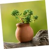 CORHAD 7pcs Mini Terracotta Flower Pots Clay Planting Pots for