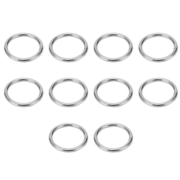 Pack of 10 O-rings, 304 stainless steel, 4 x 40