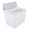 8L Bathroom Trash Can with Lid Automatic Garbage Can USB