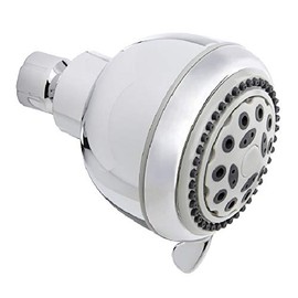 Plumb Pak K701CP Stylewise 5 Function Shower Head, 3.35", Polished Chrome Finish