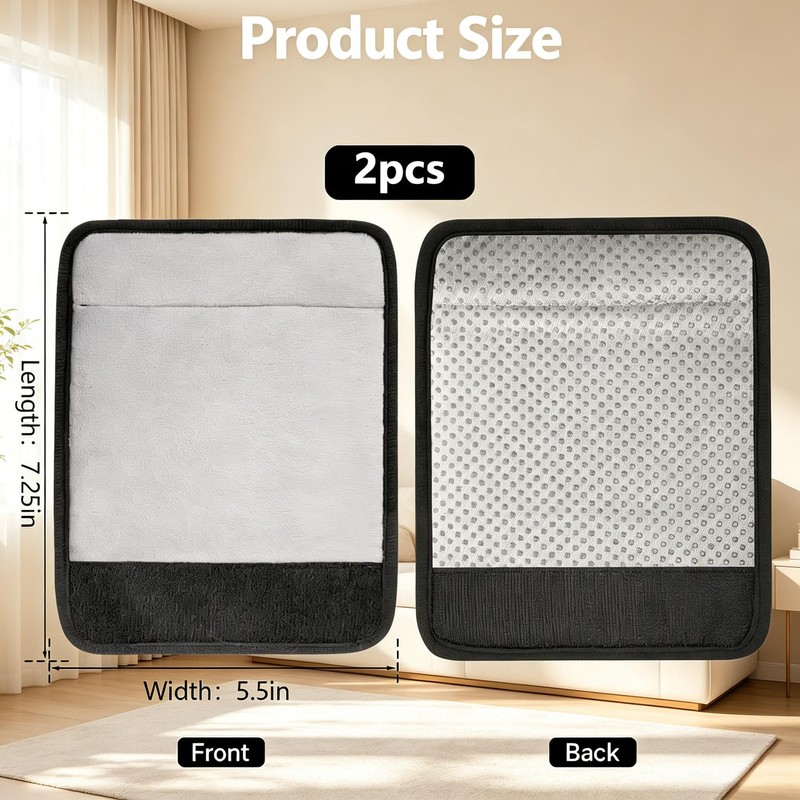 2 Pack Universal Walker Handle Cushion Pads, Soft Non-Slip Padded