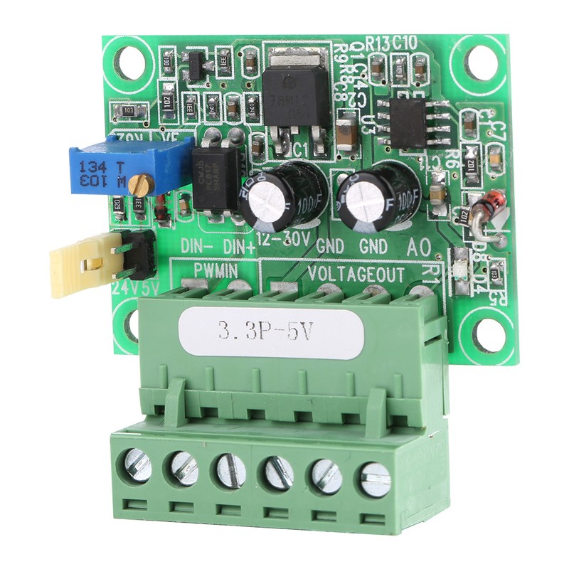 3.3V PWM Signal to 0-5V Voltage Converter D/A Digital-Analog PLC