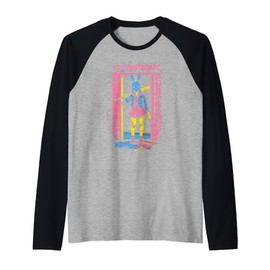 Creepy Girl Cat Grunge Slasher Pastel Goth Anime Horror Raglan Baseball Tee