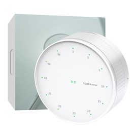 Senbos Round Mechanical Countdown Timer – Kitchen, Study, Work Timer Clock with Visual Rotary Dial | Easy-to-Use Cooking Alarm Clock for Teachers, Kids, Adults | Home, School, Gym, Office