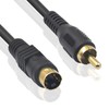 Poyiccot 4pin S-Video to RCA Cable, 2Pack S Video to