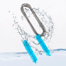 Inspack CPAP Tube Cleaning Brush-7 Feet Flexible + 7 Inches Handy Stainless Steel Wire Bristle Brush