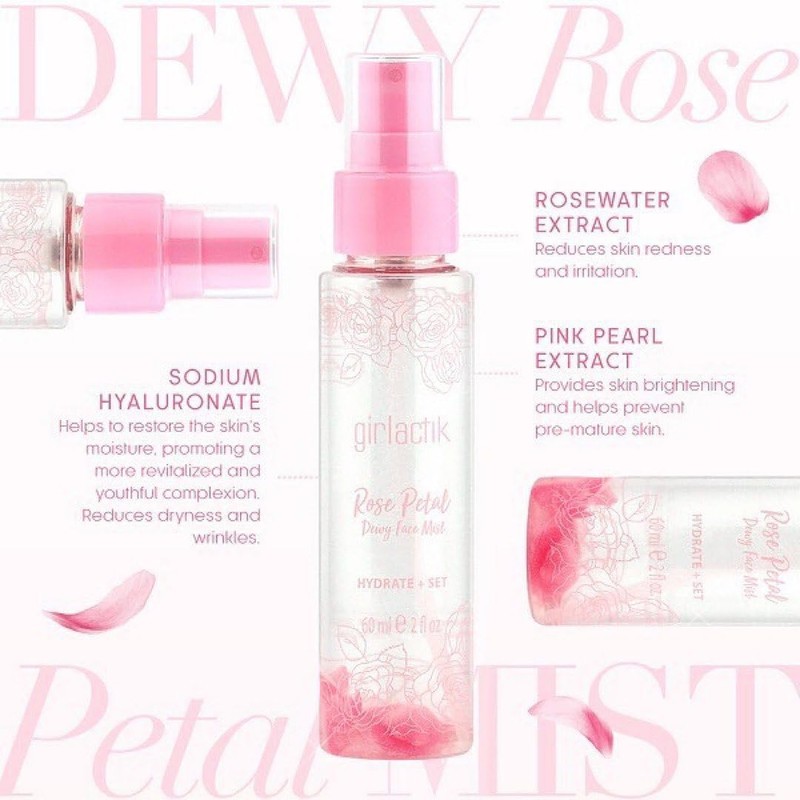 Rose Petal Dewy Face Mist
