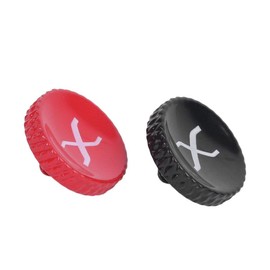 Topiky 2 Piece Aluminum Alloy Camera Shutter Release with Rubber Ring for Fuji X Series Cameras